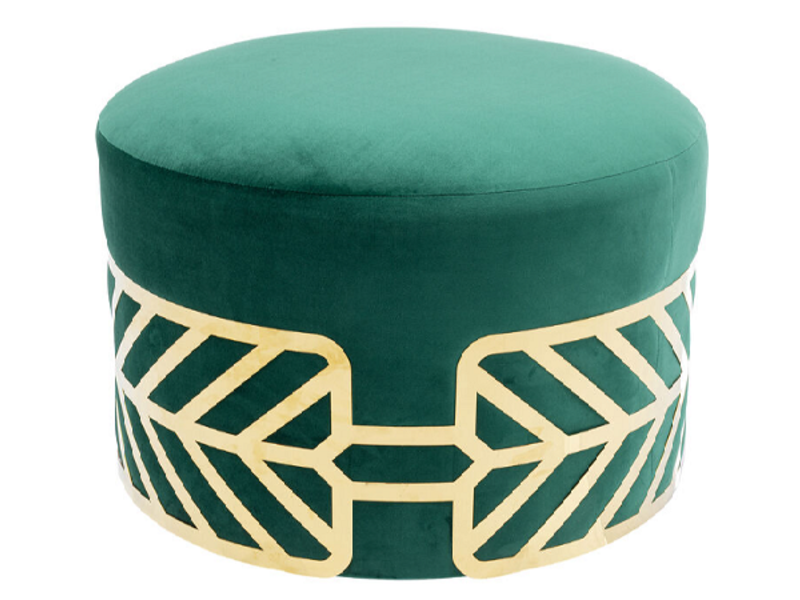 Taburete Jenna verde Ø61cm