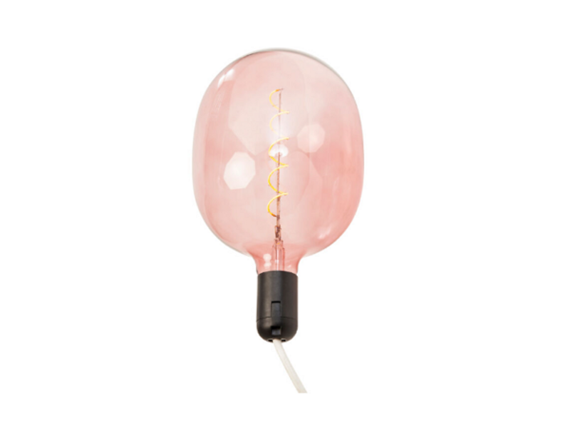 Bombilla Spiral LED rosa