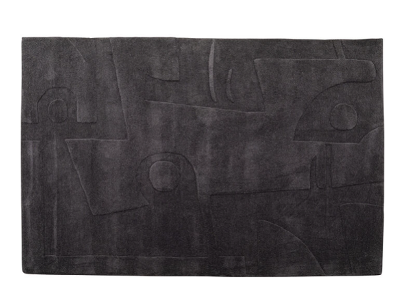 Alfombra Conor antracita 200x300cm
