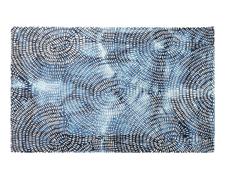 Alfombra Stamp azul 200x300cm