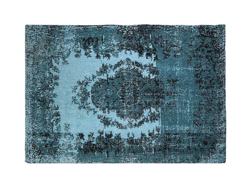Alfombra Kelim Pop turquesa 170x240cm