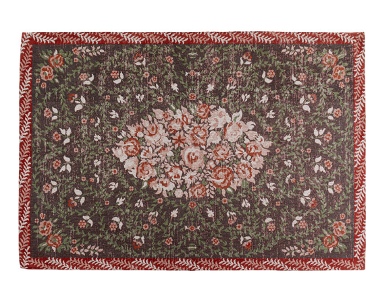 Alfombra Oriental Rose gris 170x240cm