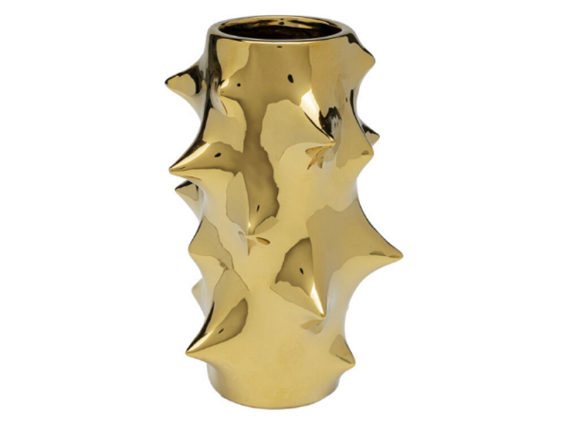 Jarrón Pointy dorado 25cm