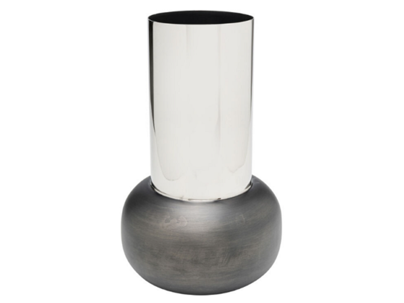 Jarrón Vasija Vesuv negro 42cm