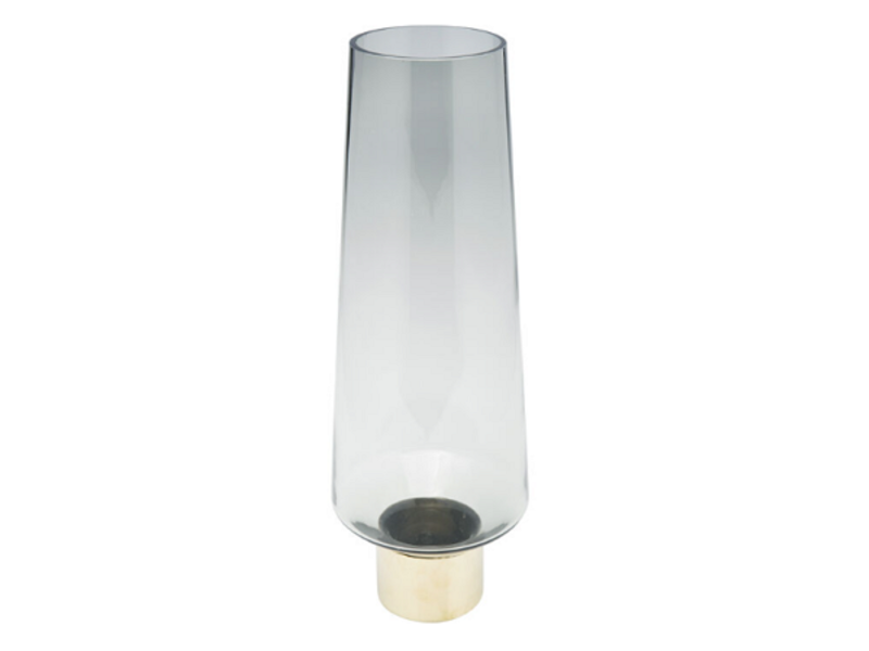 Jarrón Vasija Noble Ring gris 40cm