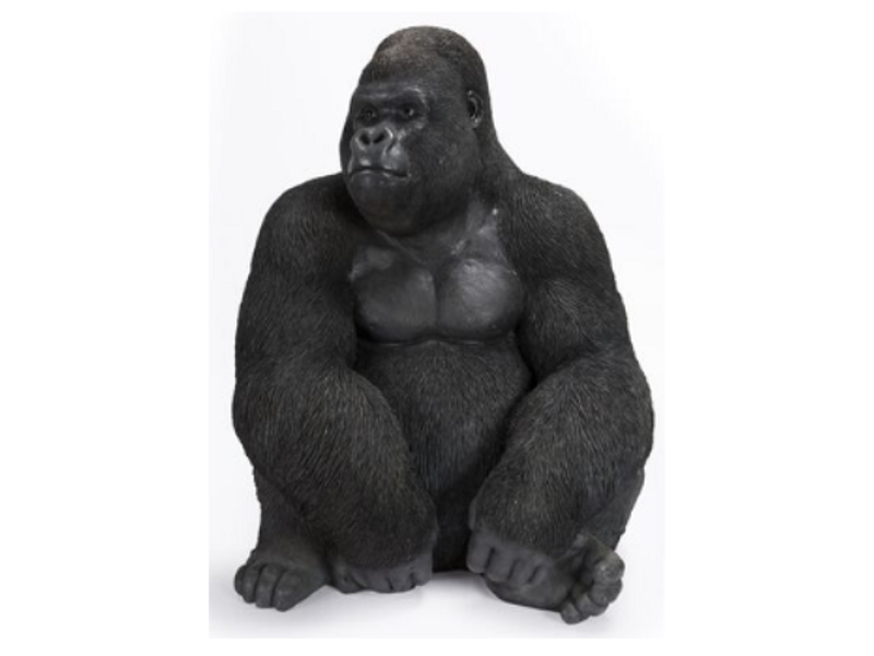 Figura dec Monkey Gorilla Side XL negro 76cm