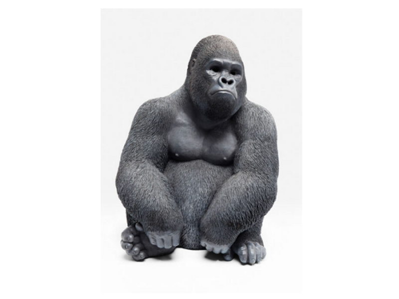 Figura deco Monkey Gorilla Side Medium negro