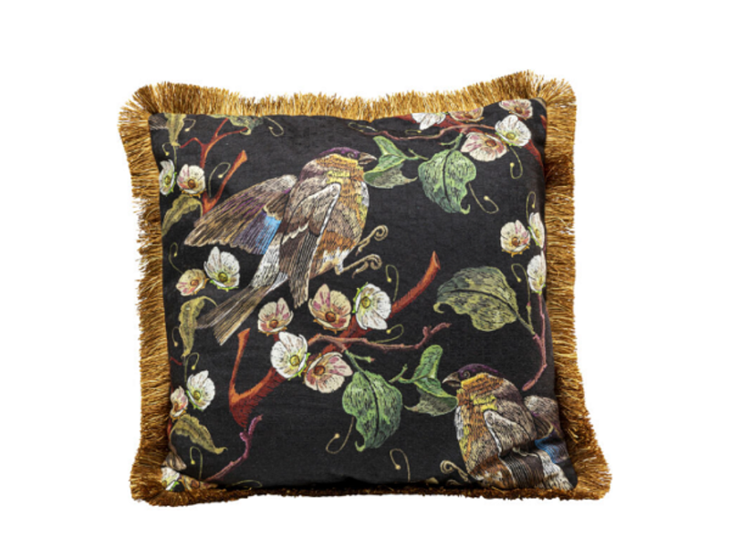 Cojín Bird Fringe 45x45cm