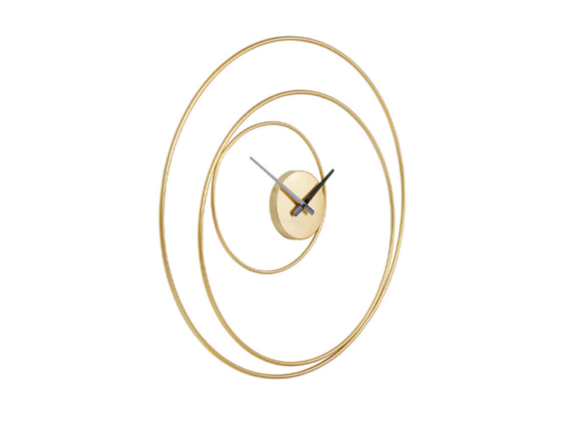 Reloj pared Circular dorado Ø74cm