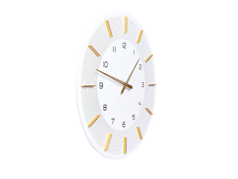 Reloj pared Lio blanco Ø60cm