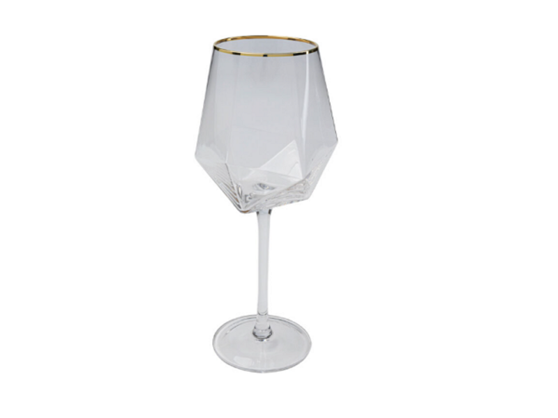 Vaso vino Diamond oro Rim