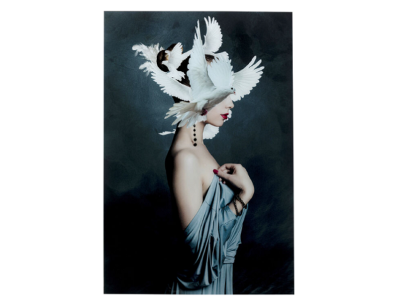 Cuadro cristal Mother of Doves 80x120cm