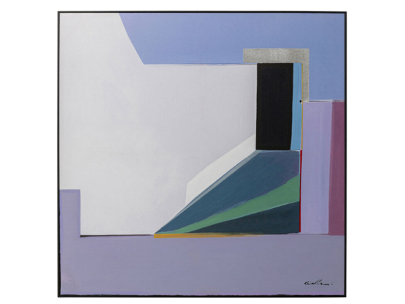 Cuadro Abstract Shapes lila 113x113cm