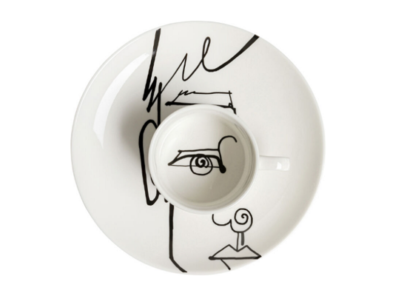Taza café Viso Uomo (2 piezas)