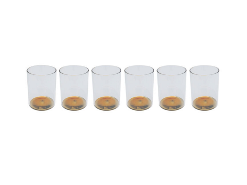 Vaso agua Electra oro