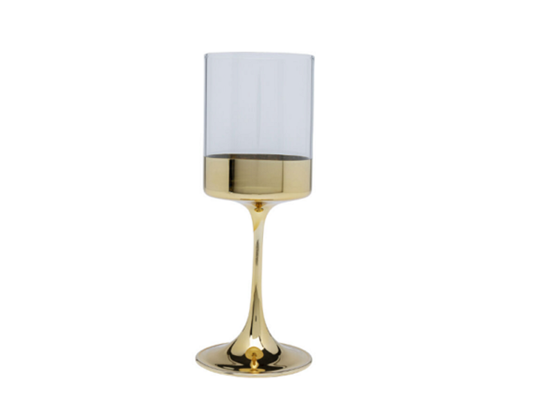 Vaso vino Electra oro