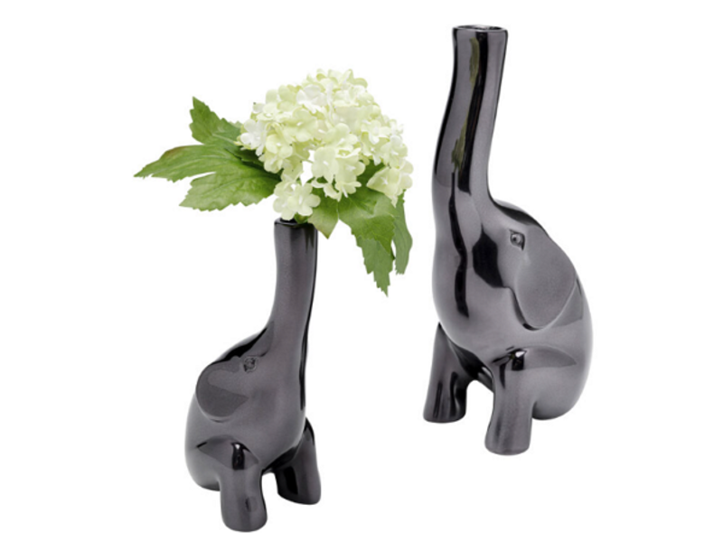 Vasija deco Buddy antracita (2/Set)