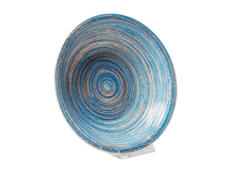 Plato hondo Swirl azul Ø21cm