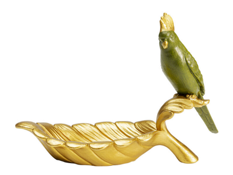 Cuenco deco Parrot Guard 10x21cm