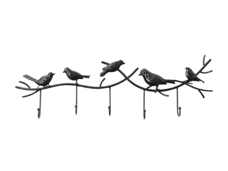 Perchero pared Birds Gossip 71cm