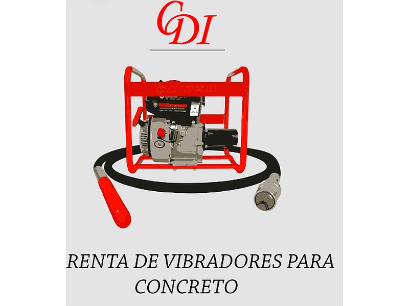 Renta de vibradores para concreto