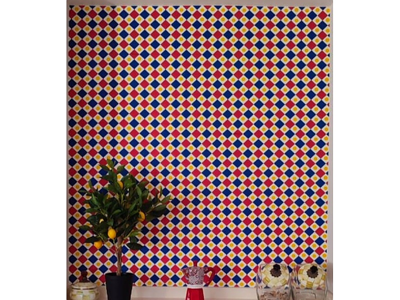 Papel Tapiz Rombos Colores 