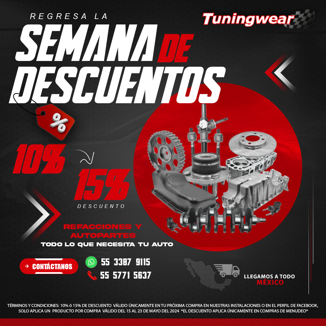 Refacciones en general de Motor Mexico