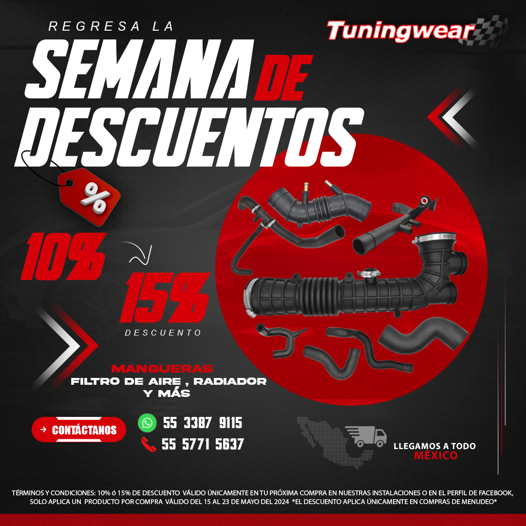 Refacciones de manguera de aire Mexico