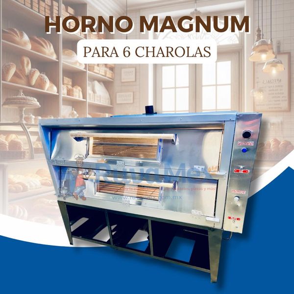 Horno Magnum para 6 Charolas Mexico