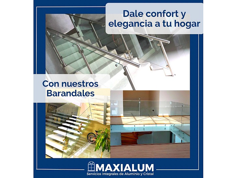 Barandales de Aluminio de Escalera Maxialum