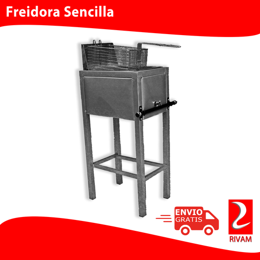 Freidora sencilla 10lt Mexico