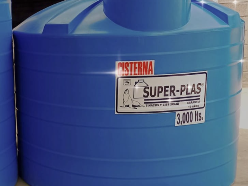 Cisterna 3000lts Super plast México