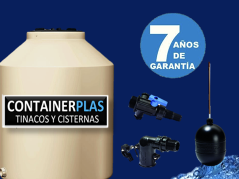 Tinaco Beige 1100lts Containerplas México