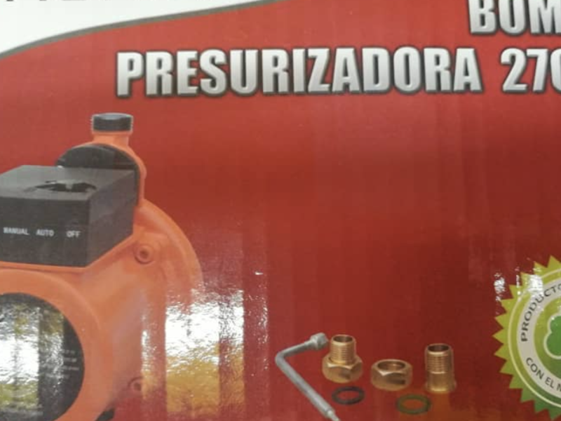 Bomba de Agua Presurizadora Joe's México