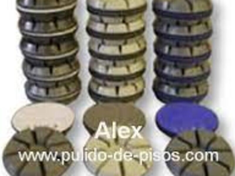 Discos Diamantados Pulido de pisos Alex