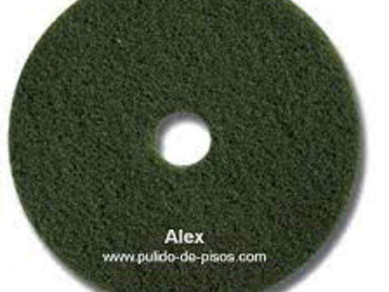 Disco Verde para Lavar Pulido de pisos Alex