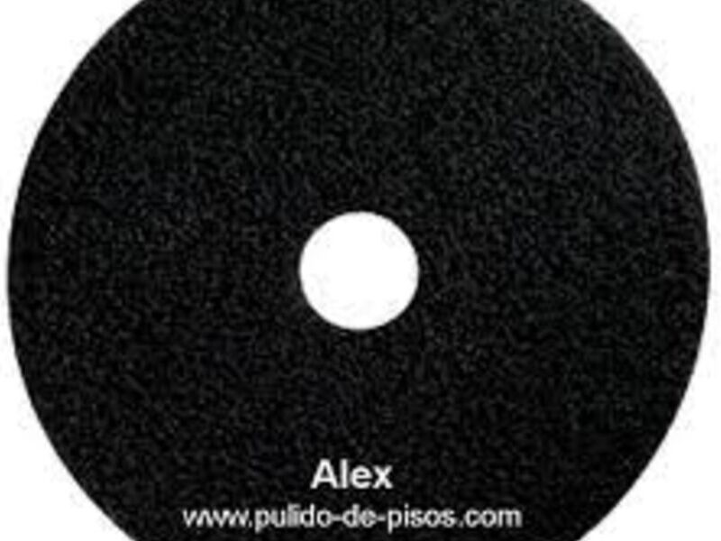 Disco Negro removedor Pulido de pisos Alex