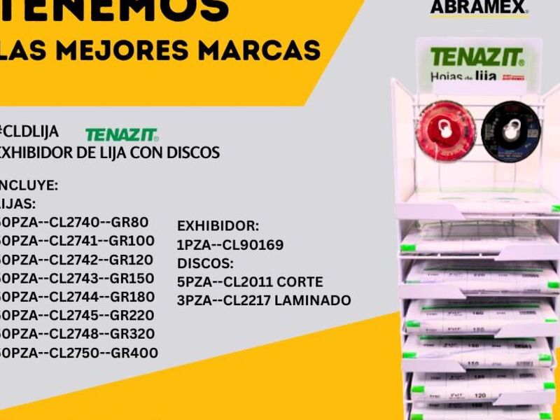 Lija con disco Aguas Calientes Abramex