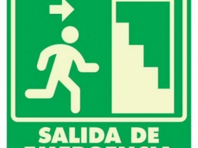 Señalización salida de emergencia CDMX