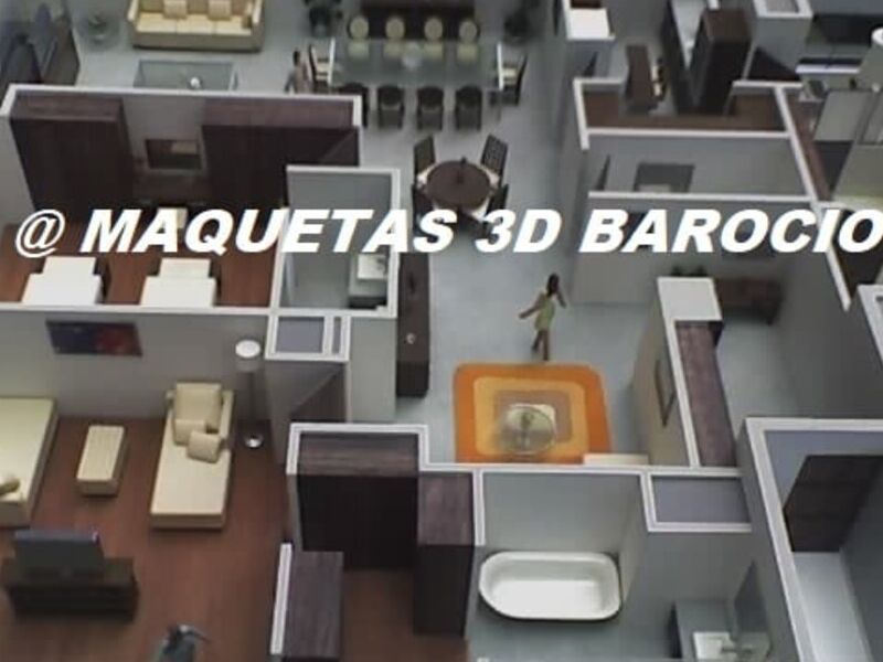 Maquetas para ventas Barocio México