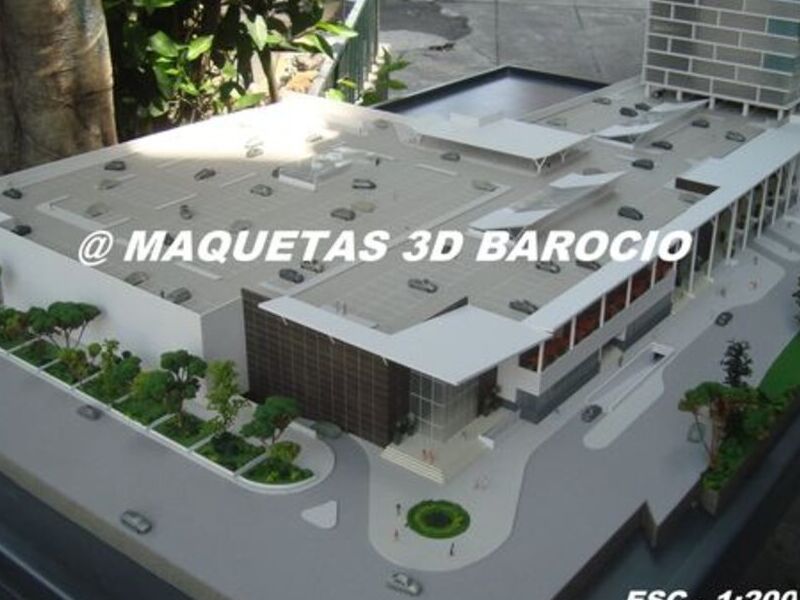 Maqueta Centros Comerciales Barocio México