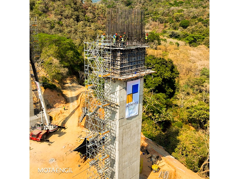 Construcción de autopista México