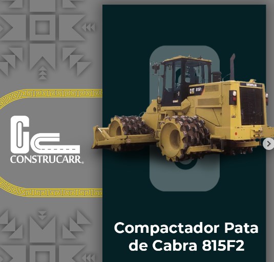 Compactador Pata de Cabra 815F2 industrial Mexico