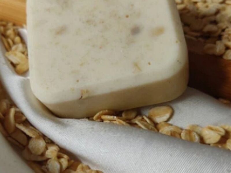 Jabón artesanal con avena México