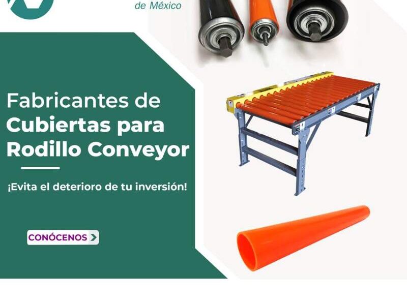 Cubiertas para rodillo Conveyor México