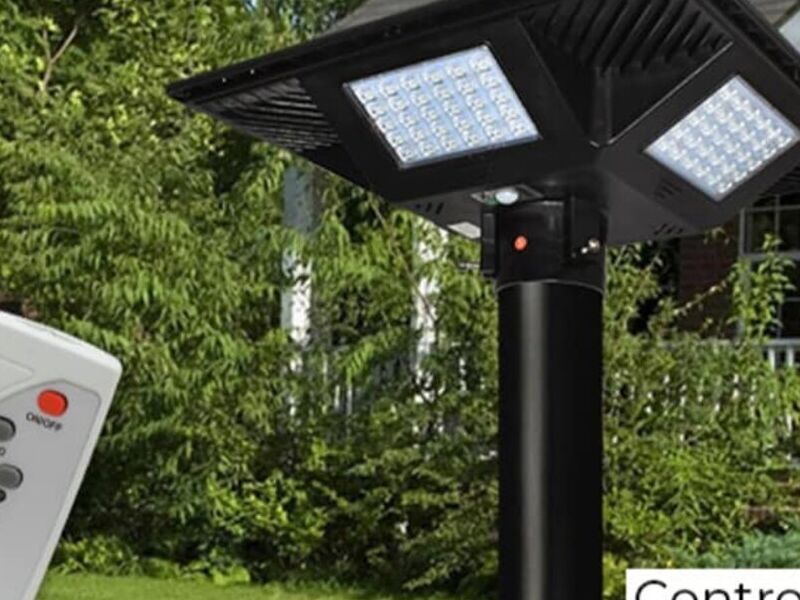 Lampara solar suburbana 360° de 100w MX