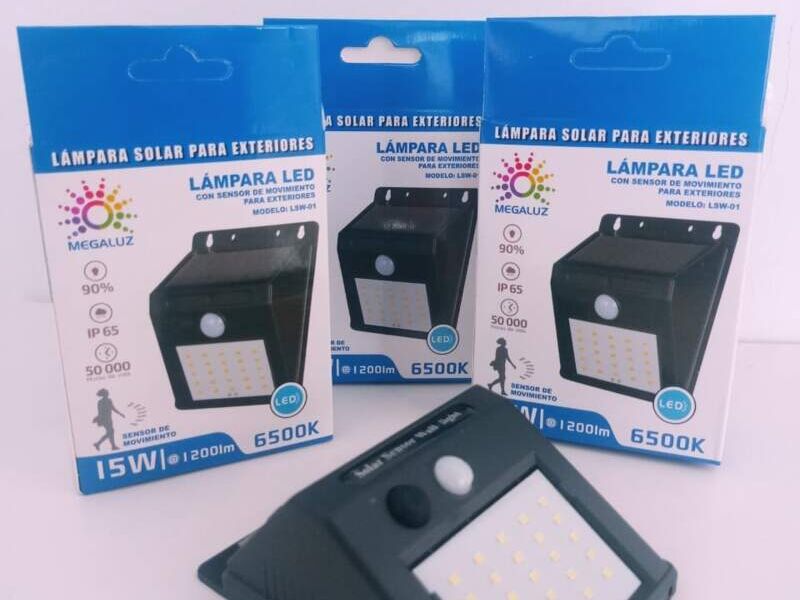 SET 3 LAMPARAS SOLARES LED MX