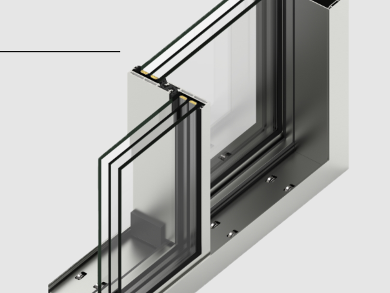 Ventana de PVC LS70 Monterrey
