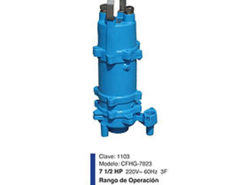 Bomba Trituradora Sumergible CDMX