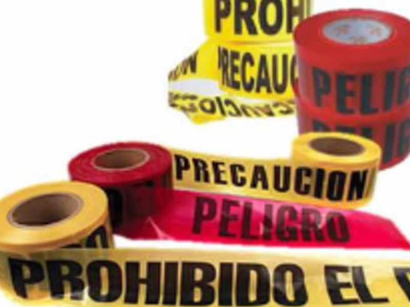 Cintas delimitadoras de áreas Tabasco 